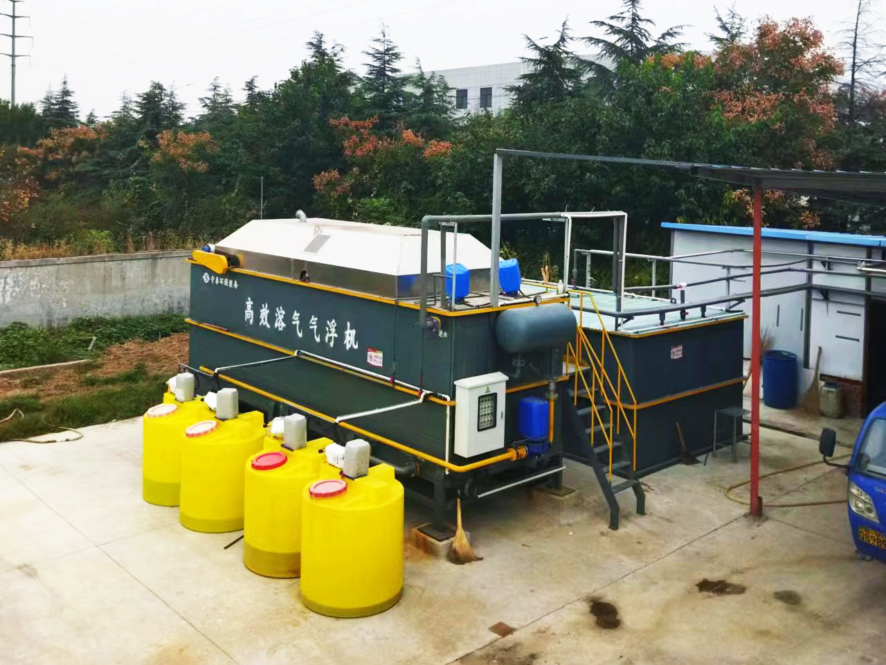 養殖廠工業循環水處理設備——溶氣氣浮機